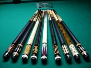 Types of pool cues